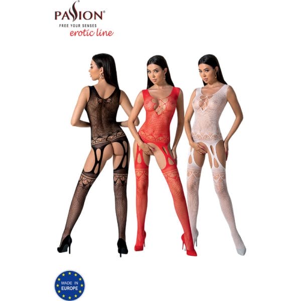 PASSION - BS099 BLACK BODYSTOCKING ONE SIZE 8